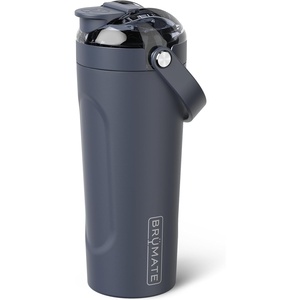 image:imageBrMate MultiShaker Blender Shaker Bottle  100 Leakproof Insulated Stainless Steel  Pre Workout and Protein Shaker Bottle for the Gym  25oz MochaNightfall Blue