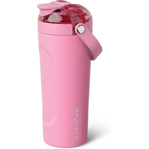 image:imageBrMate MultiShaker Blender Shaker Bottle  100 Leakproof Insulated Stainless Steel  Pre Workout and Protein Shaker Bottle for the Gym  25oz MochaPrimrose