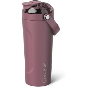 image:imageBrMate MultiShaker Blender Shaker Bottle  100 Leakproof Insulated Stainless Steel  Pre Workout and Protein Shaker Bottle for the Gym  25oz MochaRose Taupe