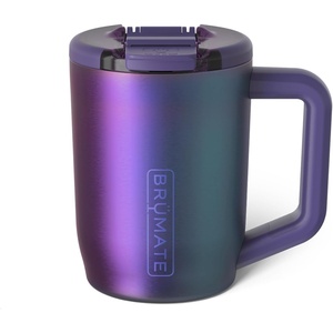 image:imageBrMate Mv  15oz 100 Leak Proof Insulated Coffee Mug with Handle amp Lid  Stainless Steel Coffee Travel Mug  Double Walled Coffee Cup Nightfall BlueDark Aura