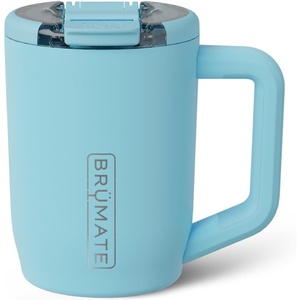 image:imageBrMate Mv  15oz 100 Leak Proof Insulated Coffee Mug with Handle amp Lid  Stainless Steel Coffee Travel Mug  Double Walled Coffee Cup Nightfall BlueGlacier