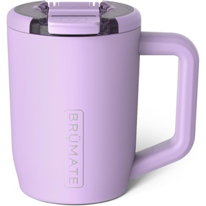 image:imageBrMate Mv  15oz 100 Leak Proof Insulated Coffee Mug with Handle amp Lid  Stainless Steel Coffee Travel Mug  Double Walled Coffee Cup Nightfall BlueLavender