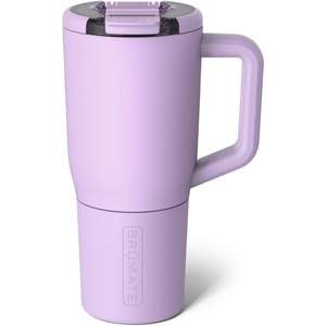 image:imageBrMate Mv  25oz 100 Leak Proof Insulated Coffee Mug with Handle amp Lid  Stainless Steel Coffee Travel Mug  Double Walled Coffee Cup Navy Polka DotsLavender
