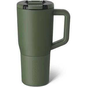 image:imageBrMate Mv  25oz 100 Leak Proof Insulated Coffee Mug with Handle amp Lid  Stainless Steel Coffee Travel Mug  Double Walled Coffee Cup Navy Polka DotsOD Green