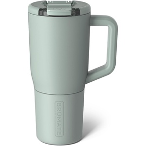 image:imageBrMate Mv  25oz 100 Leak Proof Insulated Coffee Mug with Handle amp Lid  Stainless Steel Coffee Travel Mug  Double Walled Coffee Cup Navy Polka DotsSage