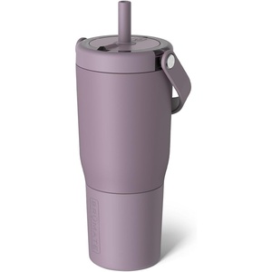 image:imageBrMate Resa 35oz 100 Leakproof Travel Tumbler with Handle amp Straw  Flexible SoftSip Straw  Silicone Sleeve for Durability  Stainless Steel  Cup Holder amp Travel Friendly Water Bottle PineappleLilac Dusk