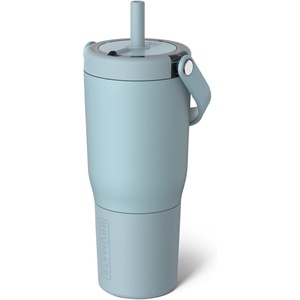 image:imageBrMate Resa 35oz 100 Leakproof Travel Tumbler with Handle amp Straw  Flexible SoftSip Straw  Silicone Sleeve for Durability  Stainless Steel  Cup Holder amp Travel Friendly Water Bottle PineappleMist