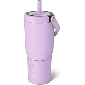 image:imageBrMate Resa 35oz 100 Leakproof Travel Tumbler with Handle amp Straw  Flexible SoftSip Straw  Silicone Sleeve for Durability  Stainless Steel  Cup Holder amp Travel Friendly Water Bottle PineappleLavender