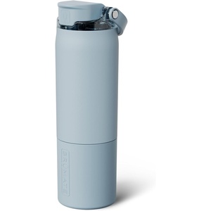 image:imageBrMate Rise 35oz Water Bottle With 100 Leakproof Covered Silicone Straw  Insulated Stainless Steel Water Bottle  Fast Flow  Soft Sip Silicone Spout  Removable Straw  BPAFree Nightfall BlueMist