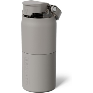image:imageBrMate Rise 35oz Water Bottle With 100 Leakproof Covered Silicone Straw  Insulated Stainless Steel Water Bottle  Fast Flow  Soft Sip Silicone Spout  Removable Straw  BPAFree Nightfall BlueMocha