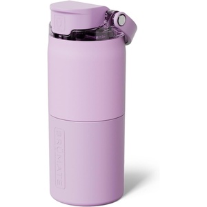 image:imageBrMate Rise 35oz Water Bottle With 100 Leakproof Covered Silicone Straw  Insulated Stainless Steel Water Bottle  Fast Flow  Soft Sip Silicone Spout  Removable Straw  BPAFree Nightfall BlueLavender