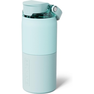 image:imageBrMate Rise 35oz Water Bottle With 100 Leakproof Covered Silicone Straw  Insulated Stainless Steel Water Bottle  Fast Flow  Soft Sip Silicone Spout  Removable Straw  BPAFree Nightfall BlueBlue Agave