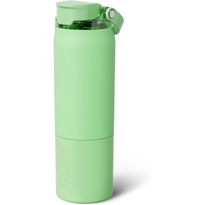 image:imageBrMate Rise 35oz Water Bottle With 100 Leakproof Covered Silicone Straw  Insulated Stainless Steel Water Bottle  Fast Flow  Soft Sip Silicone Spout  Removable Straw  BPAFree Nightfall BlueKiwi