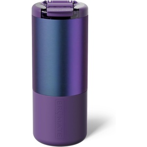 image:imageBrMate Strova 18oz 100 Leakproof Insulated Coffee Mug  CeramicLined Interior  BuiltIn Silicone Sleeve for Travel  Locking Flip Lid JavaDark Aura