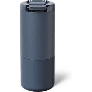 image:imageBrMate Strova 18oz 100 Leakproof Insulated Coffee Mug  CeramicLined Interior  BuiltIn Silicone Sleeve for Travel  Locking Flip Lid JavaNightfall Blue