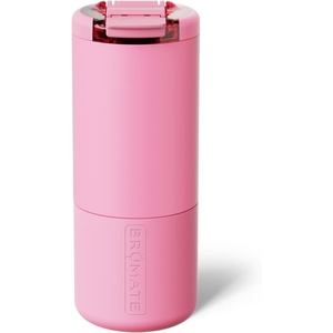 image:imageBrMate Strova 18oz 100 Leakproof Insulated Coffee Mug  CeramicLined Interior  BuiltIn Silicone Sleeve for Travel  Locking Flip Lid JavaPrimrose
