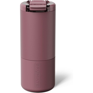 image:imageBrMate Strova 18oz 100 Leakproof Insulated Coffee Mug  CeramicLined Interior  BuiltIn Silicone Sleeve for Travel  Locking Flip Lid JavaRose Taupe