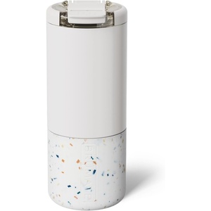 image:imageBrMate Strova 18oz 100 Leakproof Insulated Coffee Mug  CeramicLined Interior  BuiltIn Silicone Sleeve for Travel  Locking Flip Lid JavaTerrazzo